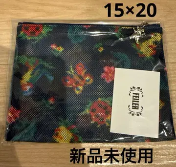 페이러 하이디 메쉬 파우치 15 x 20 네이비 미사용 새상품