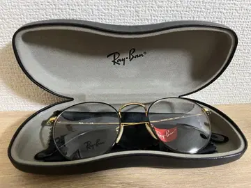 레이밴 라운드 안경 골드 프레임