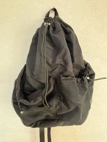 지나시스 JEANASIS 2WAY 복주머니 백팩 BLACK 블랙