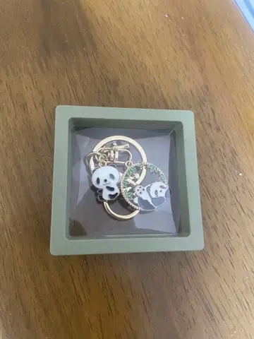 팬더 디자인 아크릴 키링
