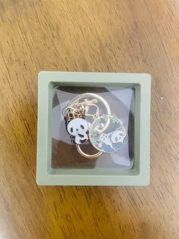 팬더 디자인 아크릴 키링