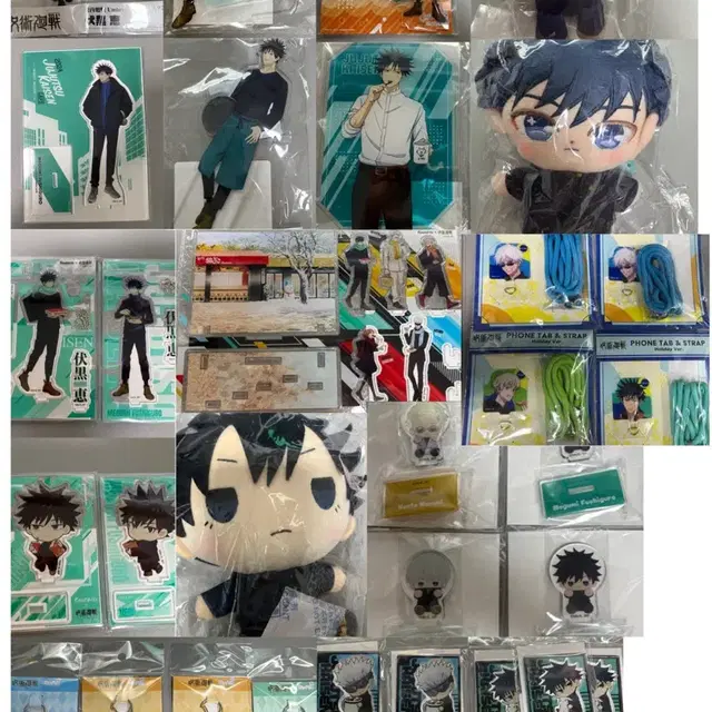 주술회전 후시구로 메구미 아크릴스탠드 누이 인형 모음