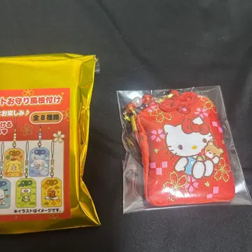 산리오 시크릿 부적풍 끈매듭 헬로키티 미사용 새상품