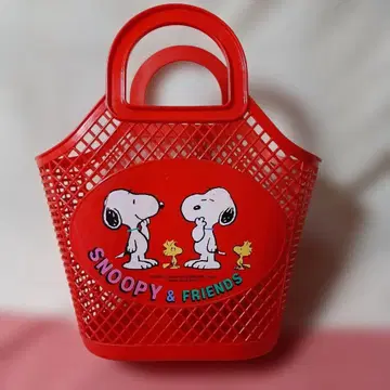 쇼와 레트로 skater 스누피 플라스틱 바스켓 스누피 런드리 박스