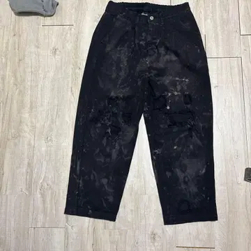 리메이크 데님 블랙 opium 스트릿 스타일