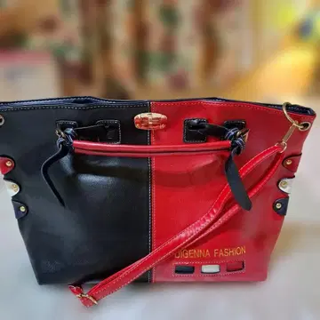 DUGENNA FASHION 숄더백 블랙 레드