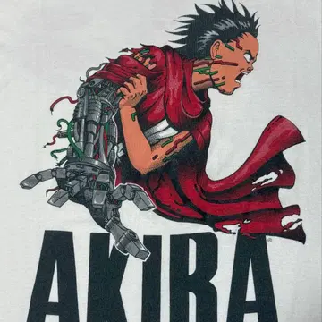80s AKIRA 테츠오 암 T셔츠 L