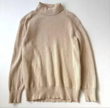 고쉬 코튼 터틀넥 니트 사이즈 2 베이지