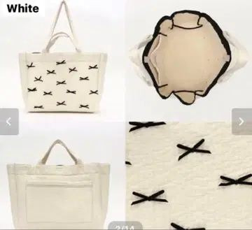 택 포함 미사용 새상품 지프소피아 아야코 리본백 피크닉백 M