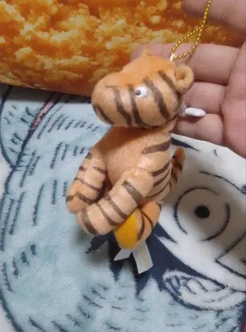 미사용 새상품 클래식 푸 티거 인형 배지 바 바