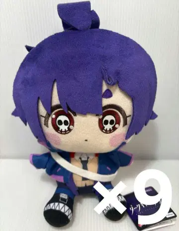 다크 개더링 오스와리 BIG 봉제 인형 호즈키 야요이 9점 세트