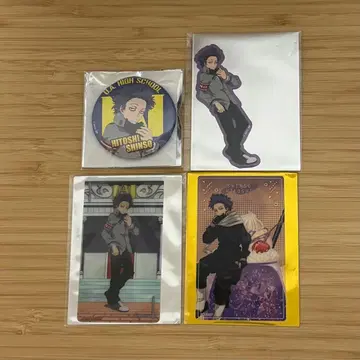 히로아카 유에이 오픈 스쿨 신소 히토시 캔뱃지 클리어 카드 특전