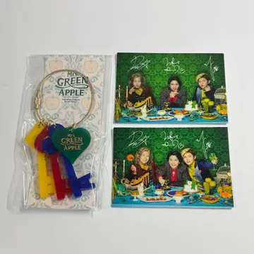 미세스 그린애플 팝업 키 참 세트 포토카드