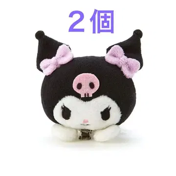 산리오 Sanrio 쿠로미 쿠로미짱 마스코트 헤어 클립