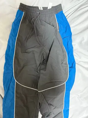 ZARA MAISON SPECIAL 트랙 팬츠 그레이/블루