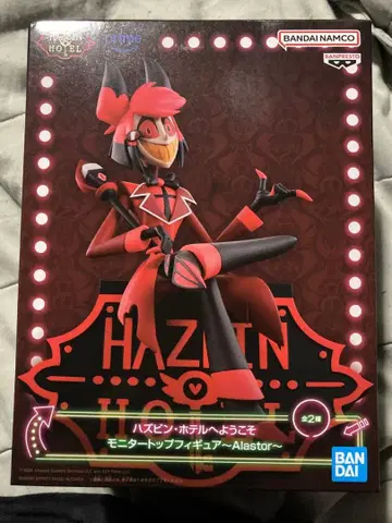 Hazbin Hotel Alastor 피규어 모니터 탑 피규어