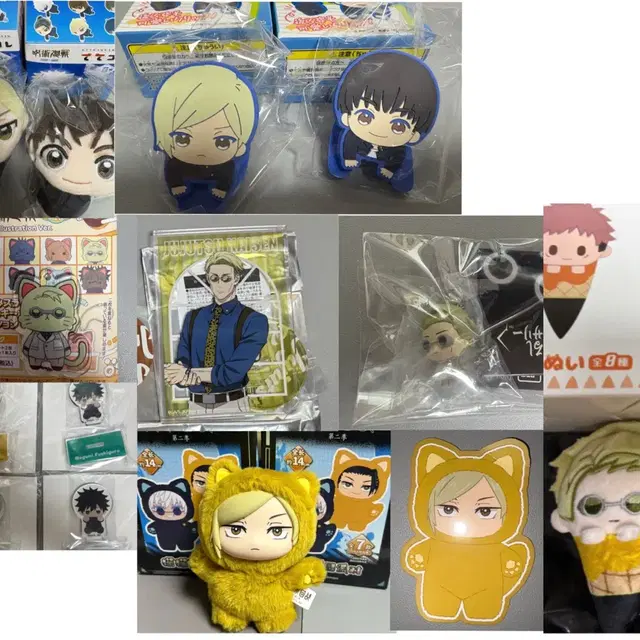 주술회전 회옥옥절 극장판 나나미 켄토 하이바라 누이 아크릴스탠드 키링 모