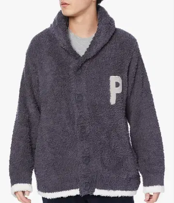 젤라또피케 [ UNISEX ] 젤라또사가라 숄 가디건 네이비