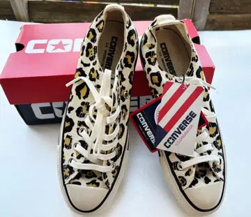 새상품 컨버스 올스타 U.S. ORIGINATOR 레오파드 무늬 23.5