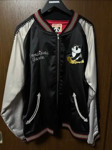 팬디에스타 스카잔 일본풍 패턴 벚꽃 블랙 XXL 새상품급