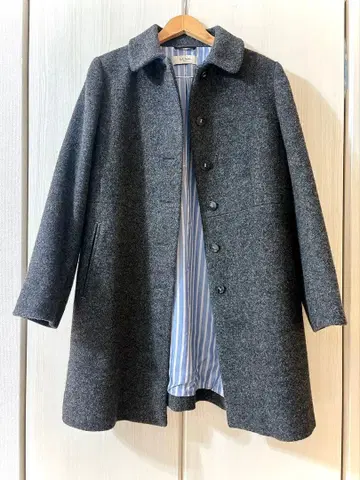 새상품급 폴스미스 Paul Smith 스텐칼라 울 코트 그레이/L