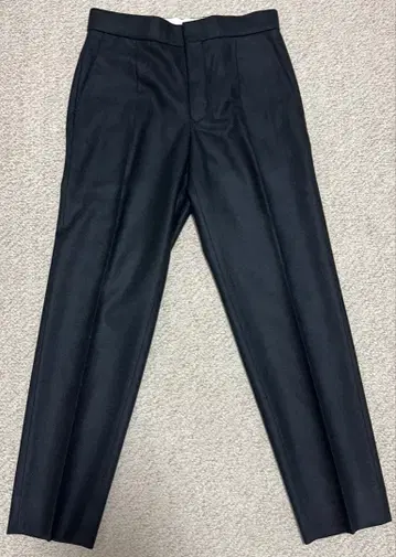 Drawer 드로어 울 플란넬 팬츠 슬랙스 블랙 컬러 36 사이즈