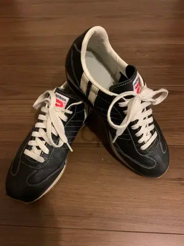 패트릭 마라톤 가죽 블랙 사이즈 39 24.5