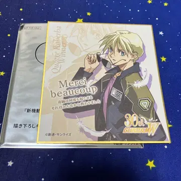 건담 W Endless waltz 특전 색지 카토르