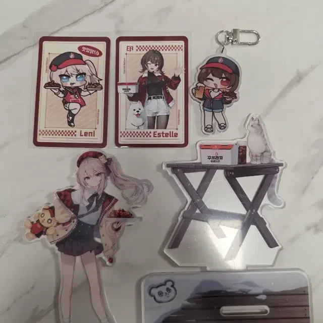 이터널 리턴 꾸브라꼬 굿즈 아크릴 스탠드,키링 팝니다