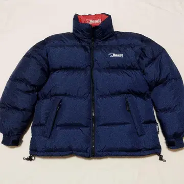 베어 USA 다운 자켓 리버서블 네이비 레드 육후 Y2K