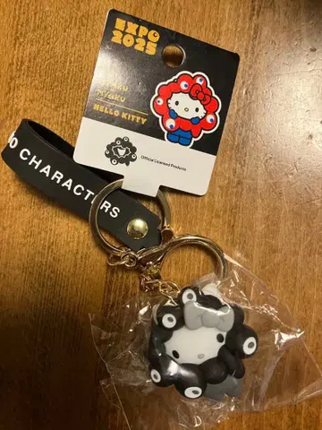 EXPO 2025 헬로키티 키링 세트  블랙미야쿠미야쿠