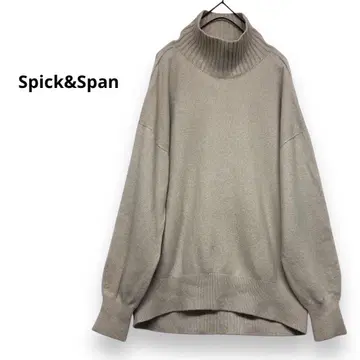 정가 18,700엔 Spick&Span 캐시미어 울 하이넥 풀오버