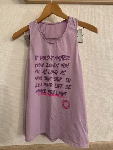 FEELCYCLE 필사이클 메시지 프린트 탱크탑 M