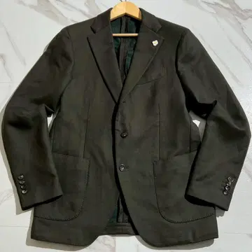 라르디니 SUPERSOFT 캐시미어 울 테일러드 자켓 그린