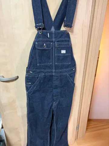 cootie 오버롤 M 인디고 데님 팬츠