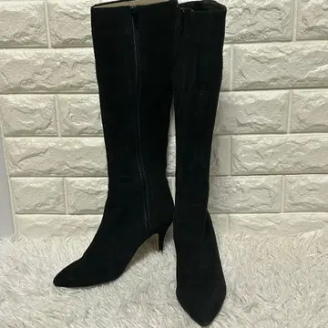 일본제 오데뜨 앤 오딜 Luxage 롱 부츠 블랙 23