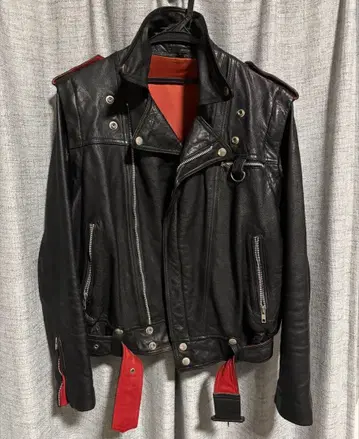 더블 라이더 자켓 빨검 로카빌리 로큰롤 요코하마 긴죠