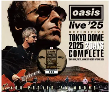 oasis DEFINITIVE TOKYO DOME 2025 미개봉