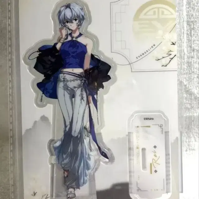 에반게리온 콜라보 카페 아야나미 레이 아크릴 스탠드 굿즈