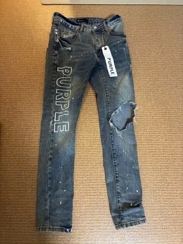 PURPLE 스키니 데님 28