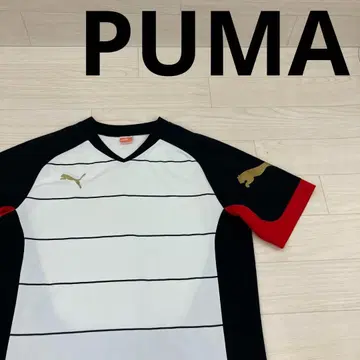 PUMA 푸마 반팔 V넥 T셔츠