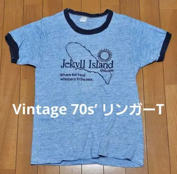 빈티지 70s 링거 T셔츠