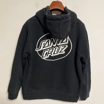 SANTA CRUZ 블랙 후드티 S