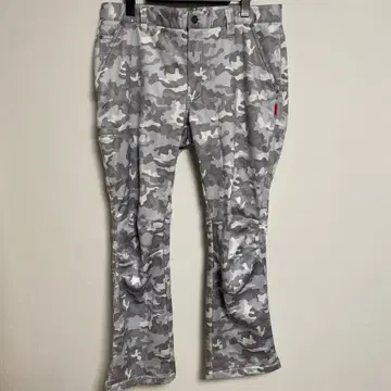 GDO ORIGINAL 그레이 카모플라쥬 팬츠 안감 플리스 방한 팬츠 5