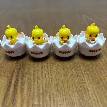 치킨라면 풀백 병아리 4개 세트 (설명서 포함)