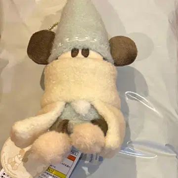 도쿄 디즈니 리조트 크리스마스 리루린린 인형 배지 파랑 스카이블루