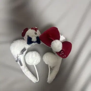 USJ 캐릭터 머리띠 키티 크리스마스 한정판