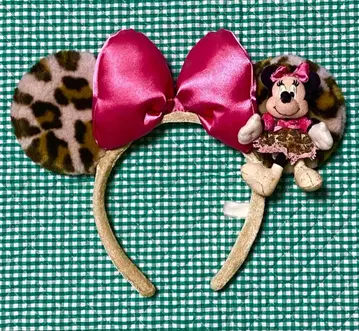 미니 머리띠 레오파드 무늬 디즈니