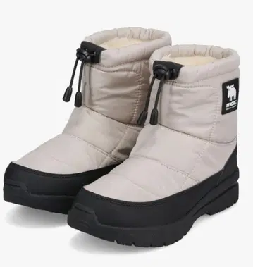 미사용 새상품 모즈 방수 베이지 보아 라이닝 스노우 부츠 25cm