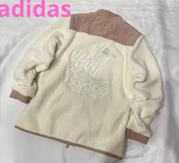 미사용 adidas 골프 보아 자켓 화이트